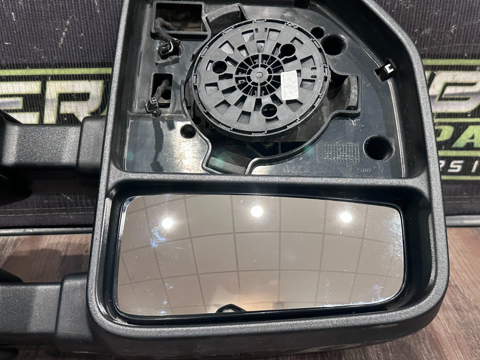 2017-2019 FORD F250 F350 F450 RIGHT CHROME CAP TOW MIRROR OEM *WEAR 13-15*