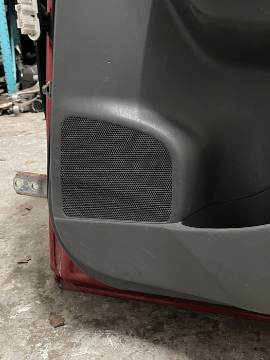 2014 TOYOTA PRIUS V REAR RIGHT RH RED DOOR W PANEL OEM *SUN DAMAGE* (READ!)