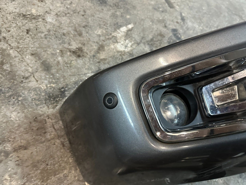 2016 2018 NISSAN TITAN XD PRO-4X GRAY METALLIC FRONT BUMPER ASSEMBLY MINOR FLAWS