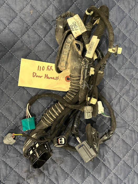 2020 FORD F450 PLATINUM REAR RIGHT PASSENGER SIDE DOOR HARNESS LC3T-14632-AAB