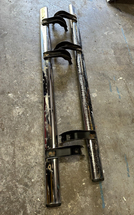 2016 2017 2018 NISSAN TITAN XD PRO-4X CREW CAB LEFT RIGHT STEPS RUNNING BOARDS