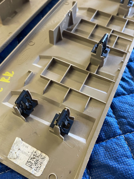2017 2018 2019 FORD F250 F350 F450 LARIAT TAN REAR SCUFF KICK PLATE SET OEM