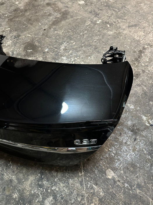 2015 MERCEDES-BENZ C63S AMG REAR TRUNK DECK LID OEM OBSIDIAN BLACK METAL 197