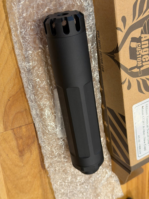 Angel Custom Airsoft Automatic Tracer Unit w/ Simulated Muzzle Flash AMBER