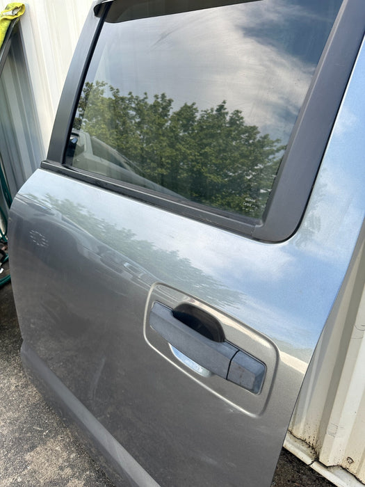 2016 Nissan Titan XD Crew Cab REAR LEFT DOOR SHELL GUN METALLIC (KAD) OEM