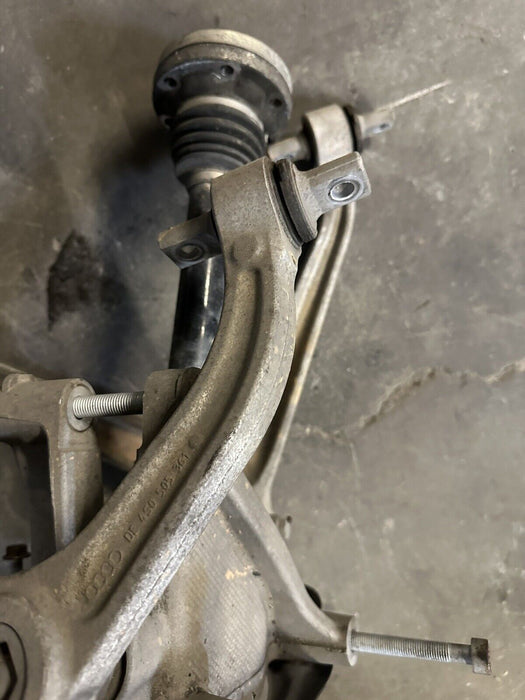 2017 AUDI R8 5.2L V10 REAR RIGHT KNUCKLE CONTROL ARM W/ AXLE ASSEMBLY 2018 OEM