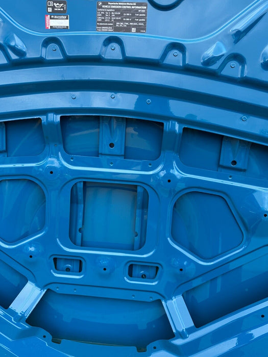 2015-2020 BMW M4 F82 FRONT HOOD LAGUNA SECA BLUE (448) ~MINOR DENT/FADE/SCRATCH~