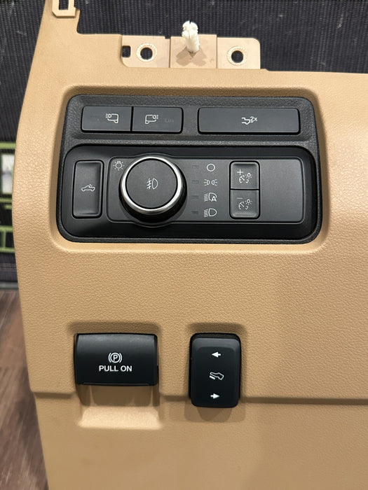 2023-2024 FORD F350 BAJA TAN LEFT KNEE PANEL / STEERING COLUMN COVER OEM