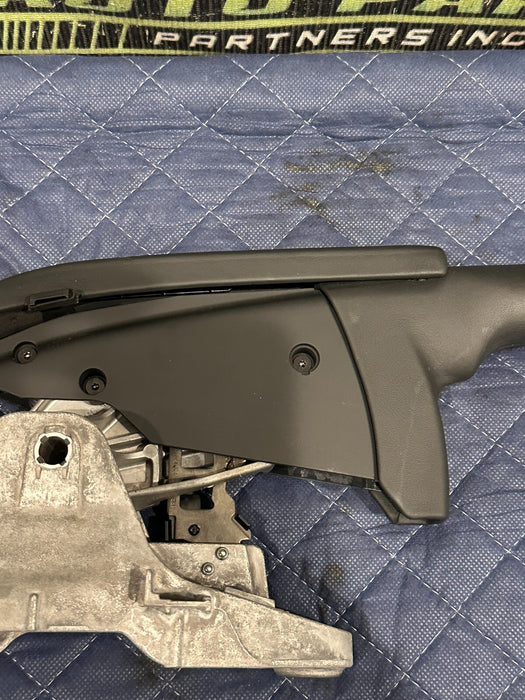 2014 AUDI R8 LEATHER EMERGENCY PARKING HAND E BRAKE PULL LEVER OEM