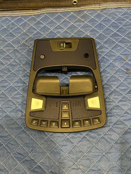 2019 FORD F150 BLACK OVERHEAD UPFITTER SWITCH BEZEL OEM