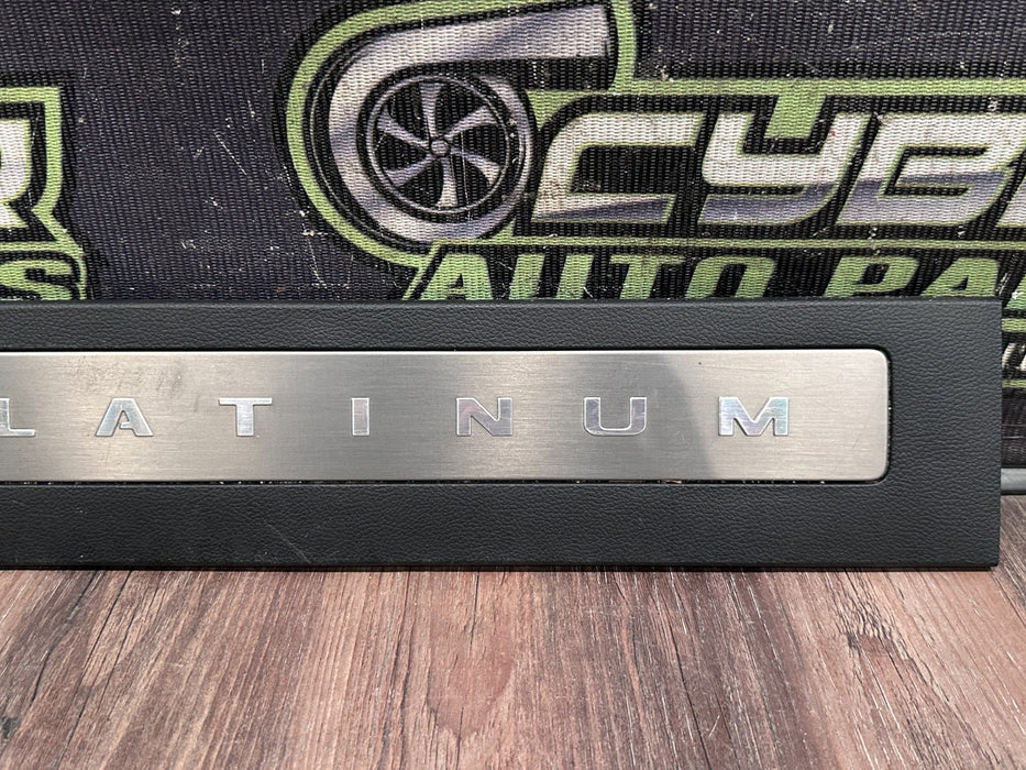 2017-19 FORD F250 F350 F450 PLATINUM FRONT LEFT RIGHT SILL KICK PLATES OEM *READ