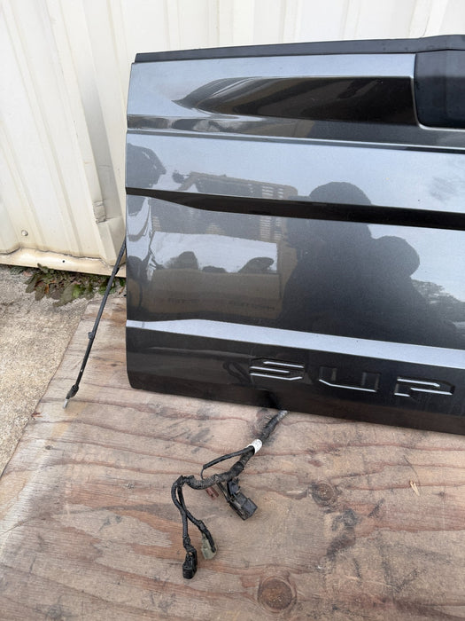 2017-2019 FORD F250 F350 F450 TAILGATE MAGNETIC METALLIC (J7) OEM *DENT #12*