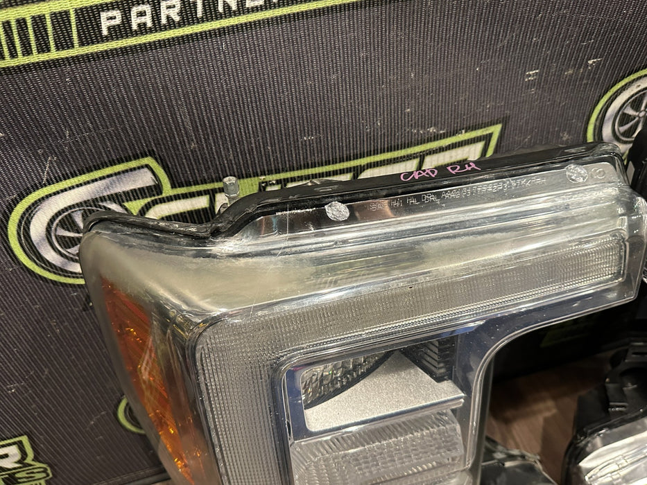 2017-2019 FORD F250 F350 F450 LEFT RIGHT LED HEADLIGHT PAIR OEM
