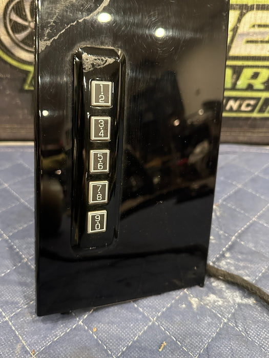 2019 FORD F150 3.5L RAPTOR FRONT LEFT GLOSS BLACK DOOR B PILLAR OEM *RESIDUE 3-5