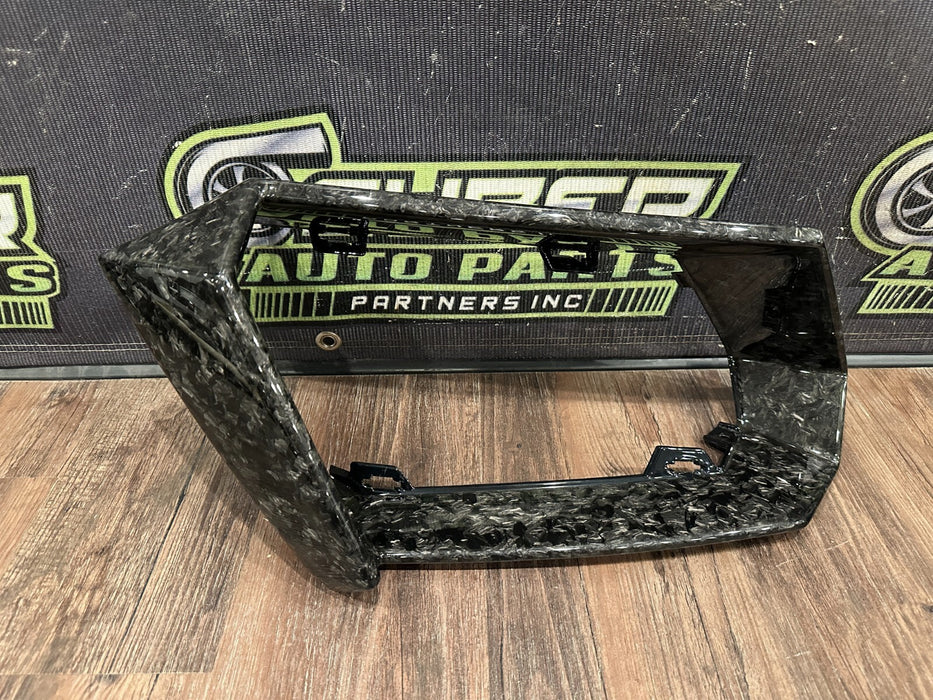 2012 LAMBORGHINI AVENTADOR FORGED CARBON FIBER OVERLAY (WRAP) TRIM SET OEM