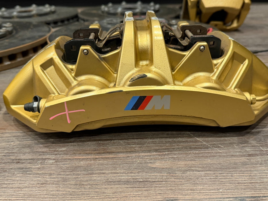 2024 BMW M3 M4 G80 G82 M CARBON CERAMIC BRAKES ROTORS CALIPERS FRONT REAR OEM 8K