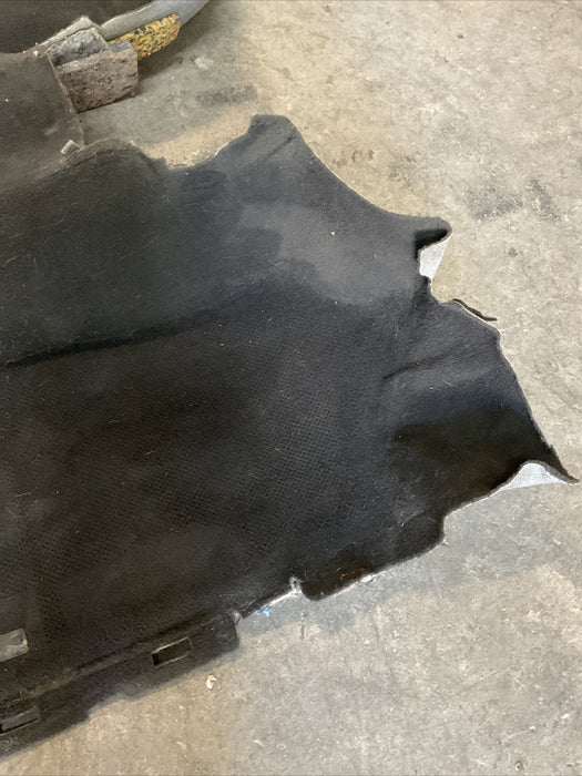 2016 NISSAN TITAN XD CREW CAB FLOOR CARPET BLACK OEM