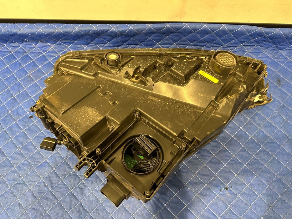 2018 AUDI R8 FRONT PASSENGER RIGHT LED HEADLIGHT OEM DAMAGED NO MODULES INCLUDED