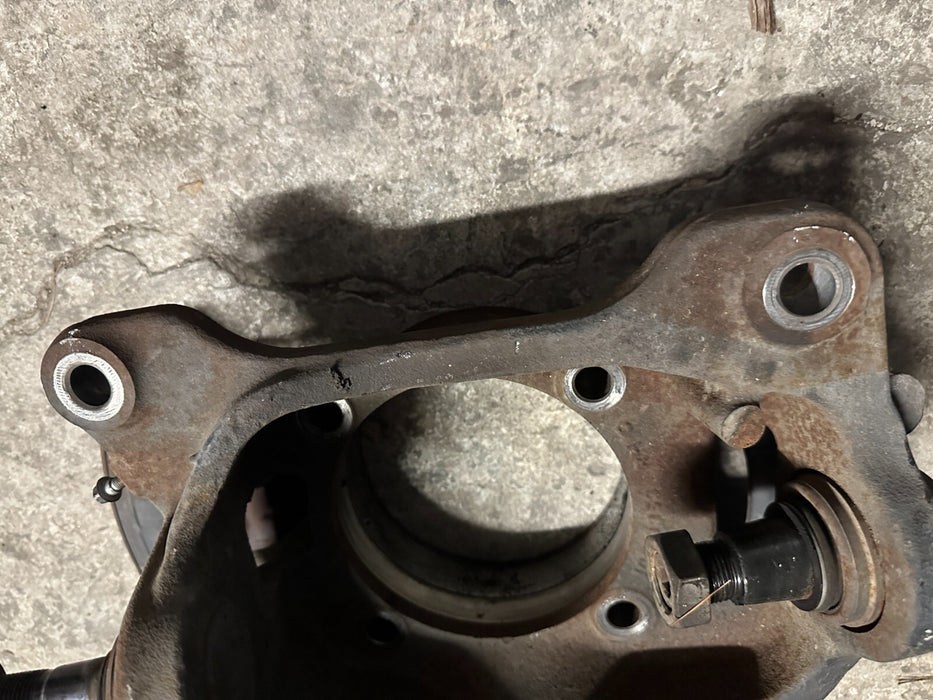 2022 FORD F250 F350 DIESEL FRONT AXLE RIGHT PASSENGER KNUCKLE SPINDLE 4X4 OEM