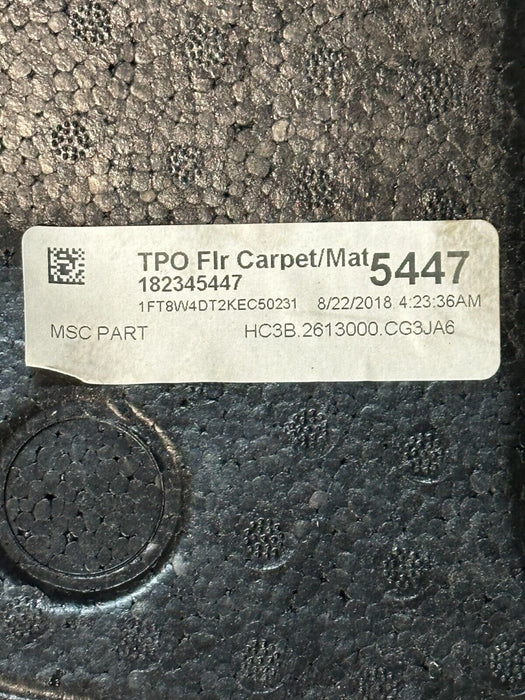 2017-2022 FORD F250 F350 F450 PLATINUM CREW CAB FLOOR CARPET OEM 2019 2020