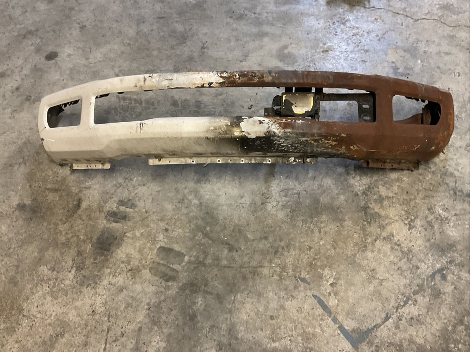 2017-2019 FORD F250 F350 FRONT BUMPER OEM~BURNED DAMAGE~