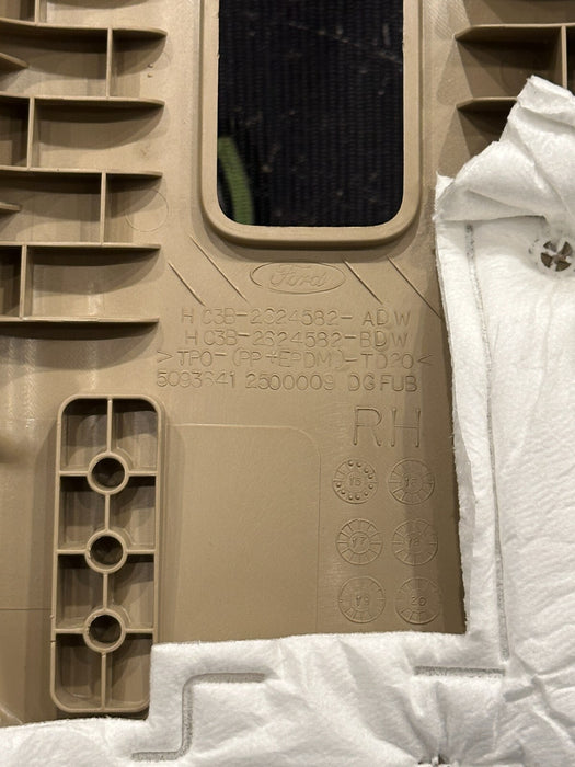 2017-2019 FORD F250 F350 F450 TAN/BEIGE LARIAT RIGHT UPPER B PILLAR OEM *SCUFFS*