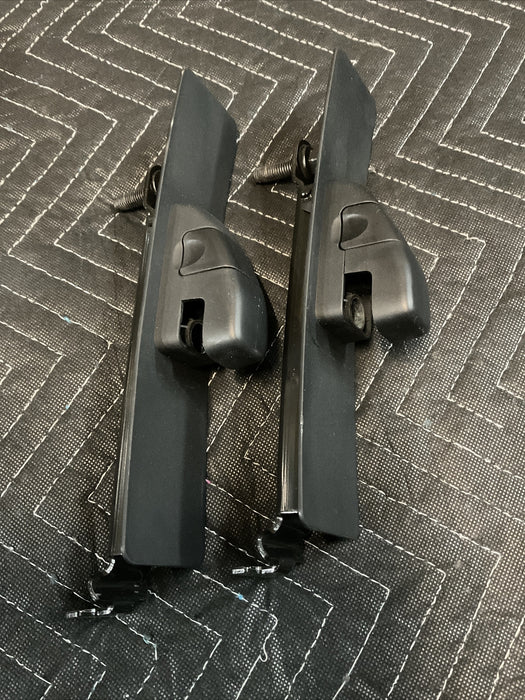2019 FORD F350 PLATINUM DIESEL FRONT LEFT RIGHT SEAT BELT ADJUSTER BLACK SET OEM