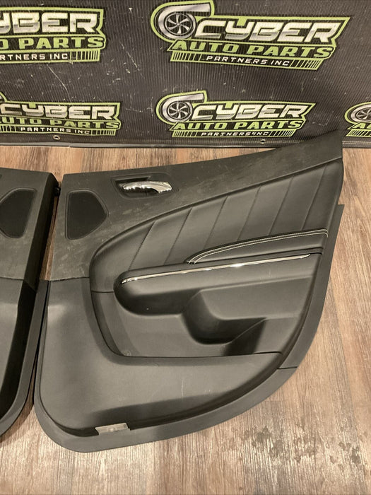 2015-2021 DODGE CHARGER HELLCAT REAR PASSENGER DRIVER DOOR PANEL PAIR OEM~WEARS~