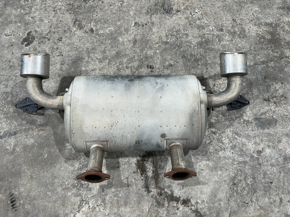 2013 NISSAN 370Z REAR MUFFLER EXHAUST W TIPS OEM