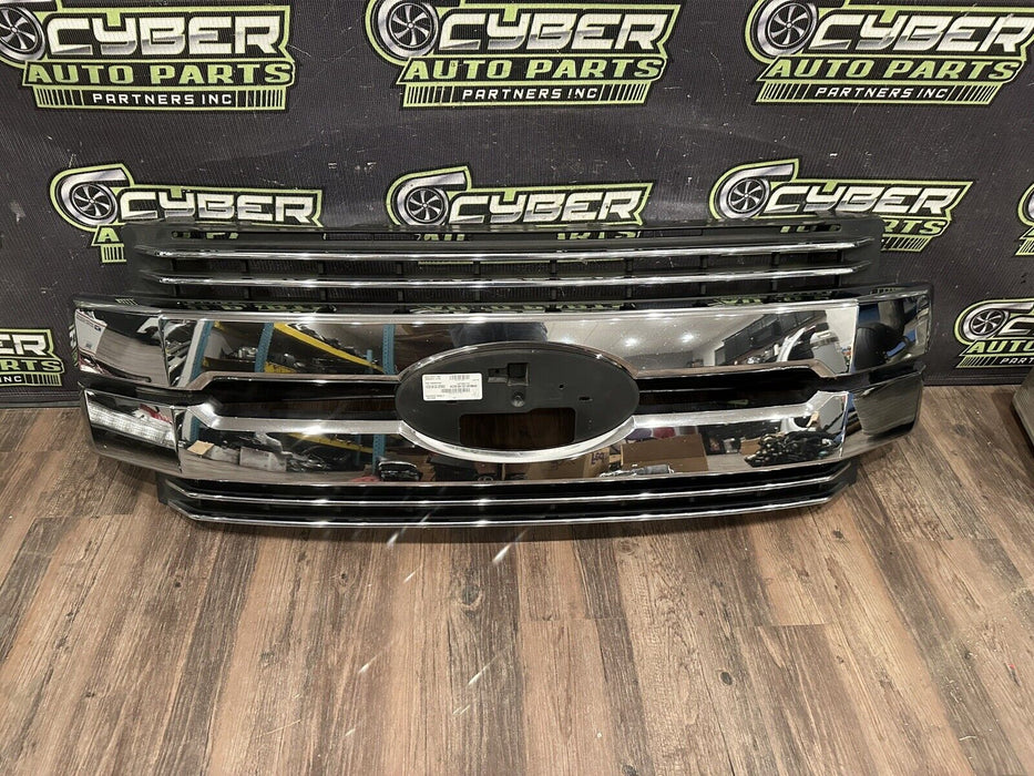 2017 2018 2019 FORD F250 F350 F450 LARIAT CHROME GRILLE OEM