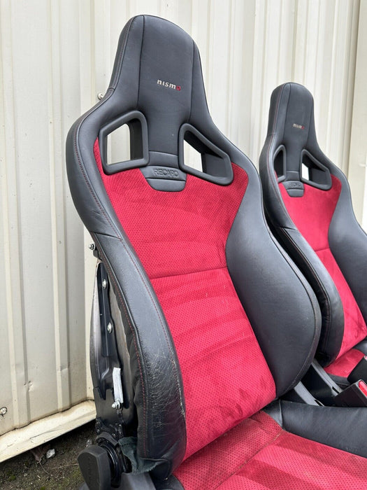 2017 NISSAN 370Z NISMO RECARO SEATS DRIVER PASSENGER OEM 2009-2020