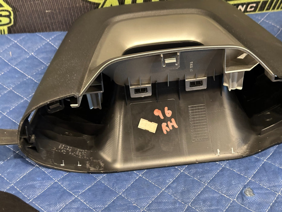 2010 NISSAN 370Z CONVERTIBLE REAR RIGHT LEFT SIDE ROLL BAR HOOP COVER TRIM OEM