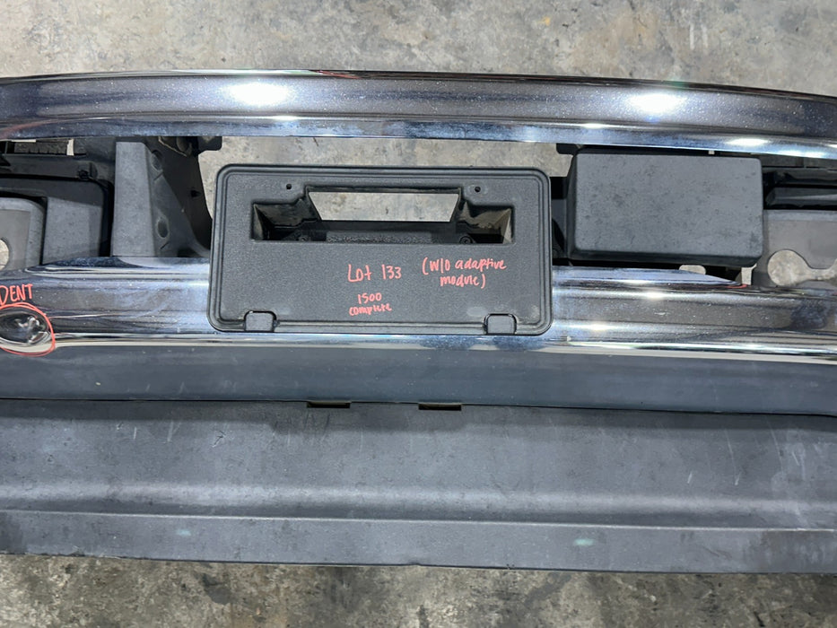 2017-2019 FORD F250 F350 FRONT CHROME BUMPER OEM *DENT/NO ADAPTIVE MODULE*