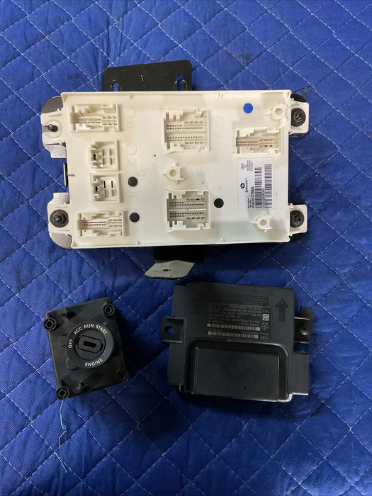 2017 RAM 2500 LARAMIE 6.7L DIESEL BCM RADIO FREQUENCY HUB IGNITION SWITCH OEM