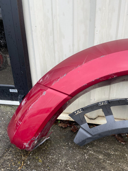 2017 2018 2019 FORD F450 PLATINUM FRONT RIGHT FENDER FLARE OEM RUBY RED *DAMAGE*