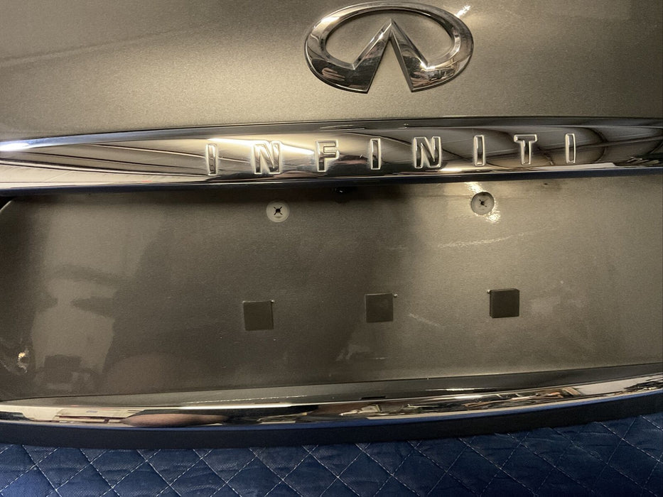 2014-2017 INFINITI Q50 RED SPORT 400 REAR TRUNK TAILGATE GREY OEM~MINOR DENTS~