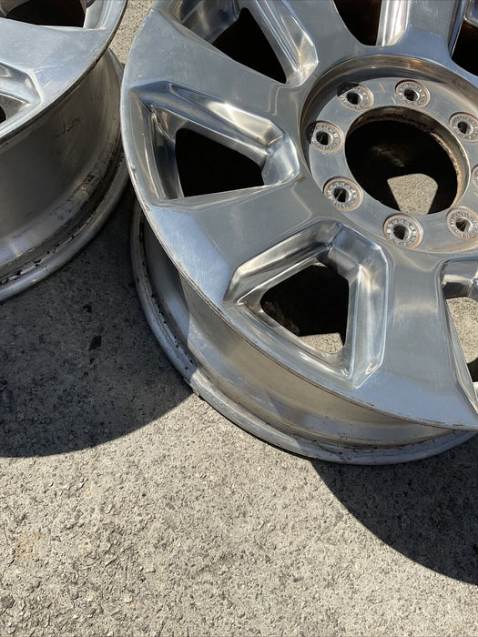 2017-2022 FORD F250 F350 F450 PLATINUM OEM WHEEL RIM PAIR (2) 20X8~MINOR SCUFFS~