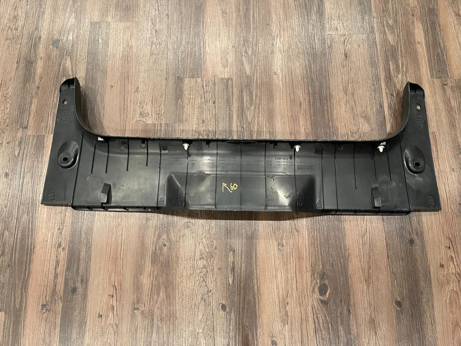 2017 INFINITI Q50 RED SPORT REAR TRUNK PLATE TRIM PANEL OEM *SCRATCHES*