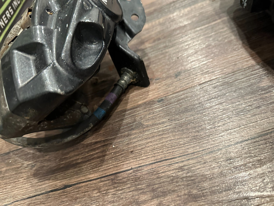 2010 NISSAN 370Z SPORT FRONT REAR LEFT RIGHT BRAKE CALIPERS W/ BRAKE LINES OEM