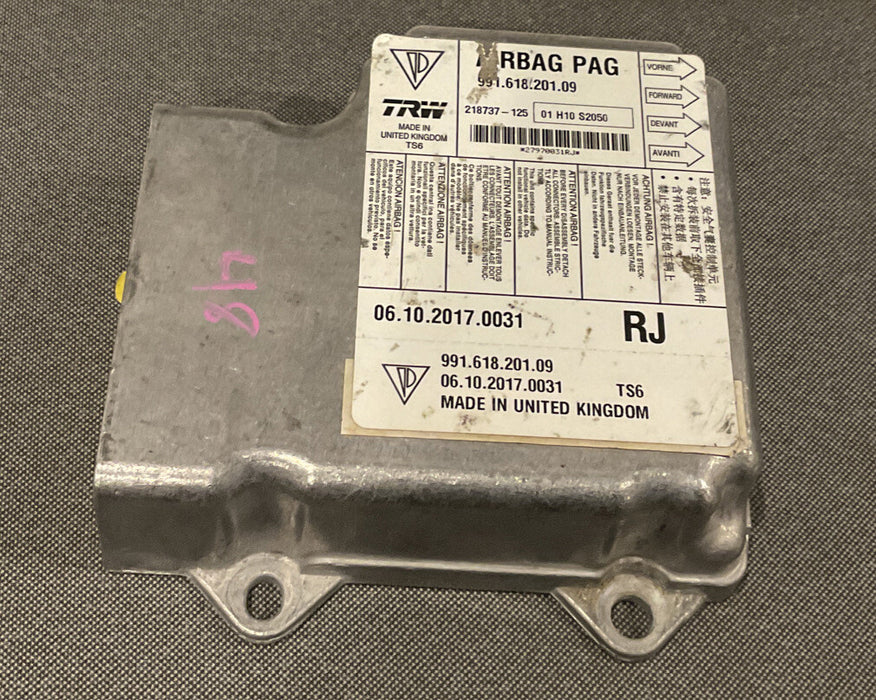 2018 PORCHE BOXTER CENTER MODULE 991.618.201.09 99161820109 OEM~CLEAN NO CODES~