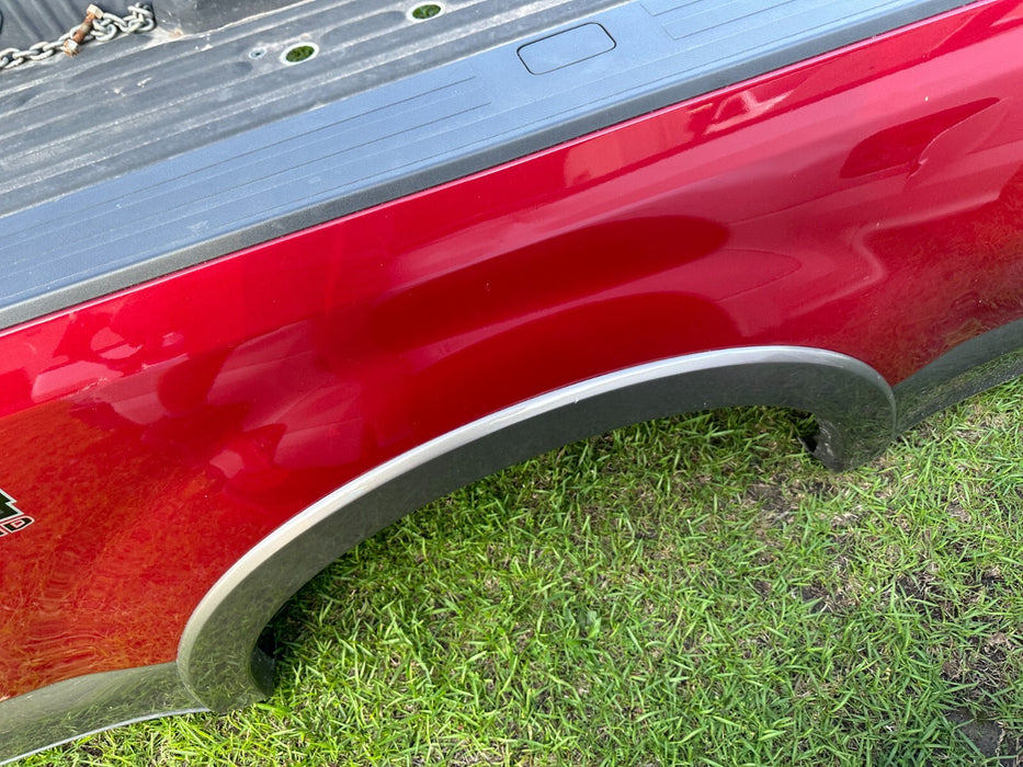 2017-2022 FORD F250 F350 KING RANCH LONG BED 8' RUBY RED W/ FLARES TWO TONE OEM