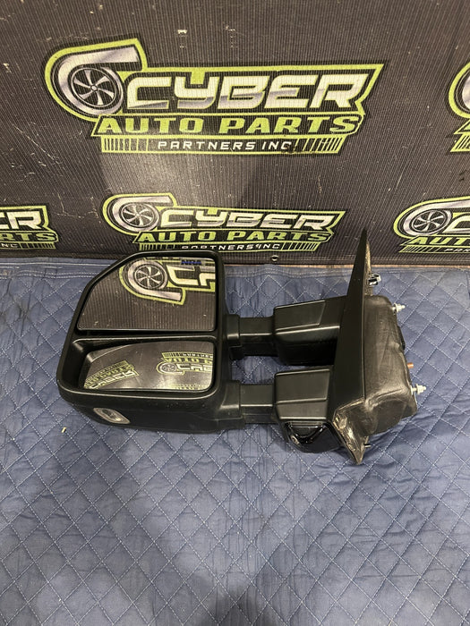 2017-2019 FORD F250 F350 DRIVER LEFT TOW MIRROR W CAMERA OEM