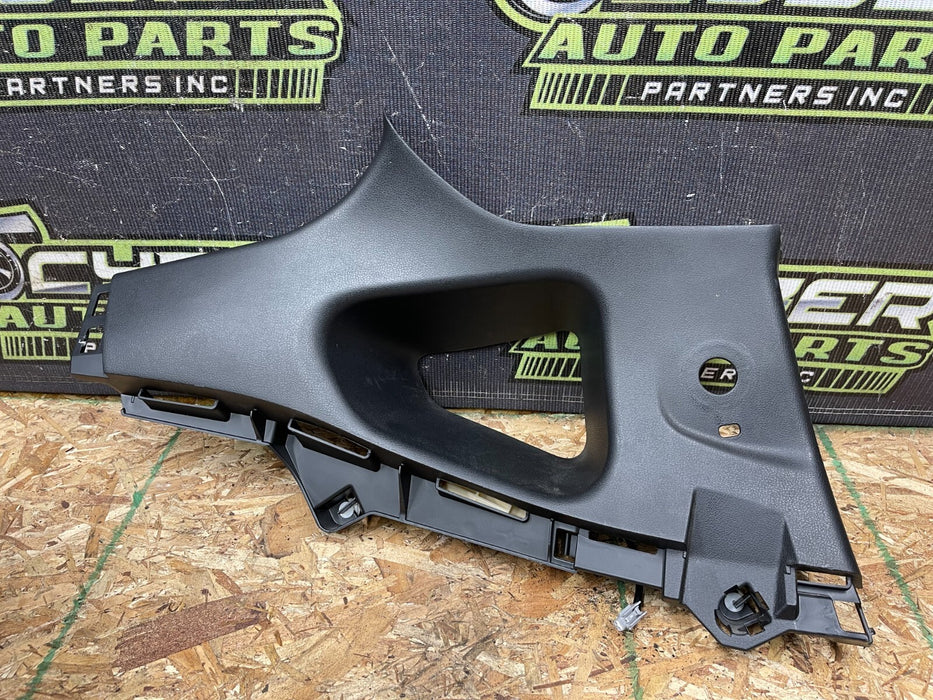 2018 NISSAN 370Z NISMO LH INTERIOR QUARTER PANEL WINDOW PLASTIC TRIM 2009-2020