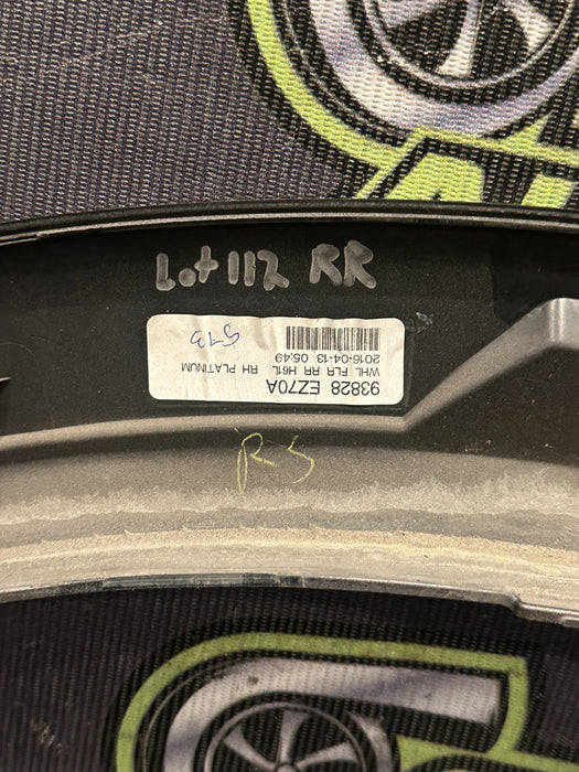 2017 NISSAN TITAN XD REAR RIGHT BED FLARE MOULDING OEM 93828 EZ50A