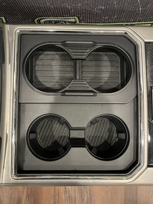 2020-22 FORD F250 F350 PLATINUM CENTER CONSOLE ASSEMBLY OEM *WEARS/READ DESC*