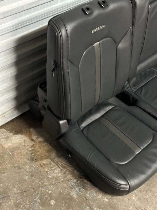 2020 2021 2022 FORD F250 F350 F450 PLATINUM REAR SEATS BLACK LEATHER OEM *READ*
