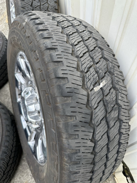 2024 FORD F250 KING RANCH OEM WHEELS RIMS TIRES 20X8 LT275/65/R20 PC3C 1007 BA