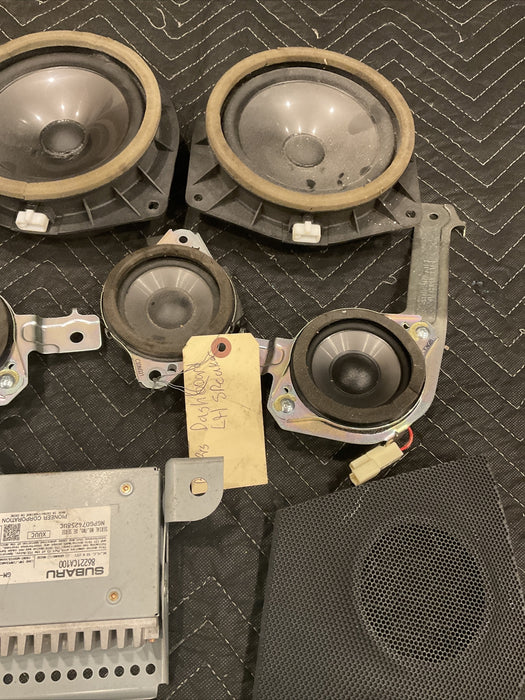 2013-2019 SCION FRS FR-S SUBARU BRZ TOYOTA 86 OEM SPEAKER SET WITH AMP OEM