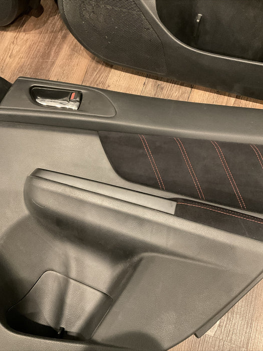 2015-2019 SUBARU WRX STI OEM FRONT REAR RIGHT LEFT SET DOOR PANEL OEM~MINOR WEAR