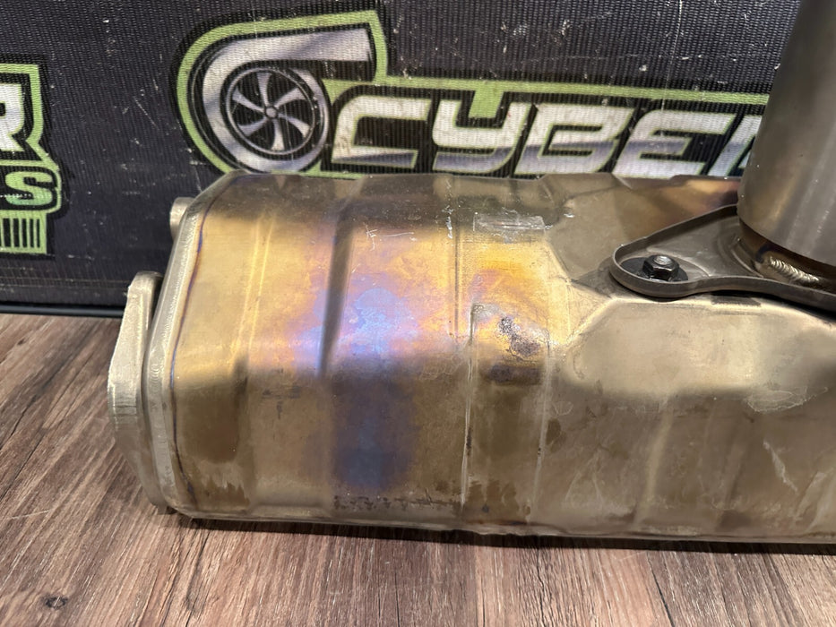 2017 2018 2019 PORSCHE 911 GT3 CENTER EXHAUST MUFFLER W/ TIPS OEM 991 111 027 90